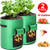 10 Gallon Potato Grow Bags 2 Pack Vegetable Planting Bags  Tomato Planter Bags  Garden Container Pot for Garden Vegetable Potato Tomato Planting Green
