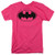 Popfunk Pink Batman Logo T Shirt and Stickers -Large-