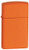 Zippo Slim Orange Matte Pocket Lighter  One Size