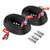 ZOSI 2 Pack 16ft 2-in-1 BNC Video Power Cables  5M bnc Extension CCTV Wire Cord for Security Camera dvr Surveillance System -Black  with BNC RCA Conne