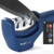 wanbasion Blue Kitchen Knife Sharpener Professional 3 Stages  Kitchen Knife Sharpener Manual Sharpening  Knife Sharpener for Kitchen Knives with Stain