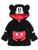 Disney Mickey Mouse Baby Boys Newborn Sherpa Fleece Costume Hoodie Zipper 3-6 Months