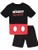 Disney Mickey Mouse Little Boys T-Shirt and Shorts Set 5 Black