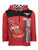Disney Cars Lightning McQueen Big Boys Fleece Half Zip Pullover Hoodie 7-8 Red