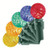 Home Accents Holiday 34 ft- 100-Light LED Crystal Faceted Sphere Pearl Multi-Color String Light TY357-1915
