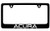 Acura Logo & Wordmark Black Powder Coated Metal License Plate Frame Holder