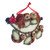 Kurt Adler A1964 Sloth Family of 5 Hanging Ornament for Personalization  4-inch Height  Resin