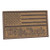 LEGEEON Coyote American We The People 2x3-25 USA Flag Declaration Independence 2A Morale Touch Fastener Cap Patch