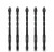 JOERIC 8mm Concrete Drill Bit Set  5PC Masonry Drill Bit Set Ceramic Brick Drill Bit Industrial Cemented Carbide Tip YG6X  Hex Shank for Glass  Soft C