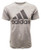 adidas Mens Badge of Sport Graphic Tee -Medium  Grey-Black-