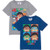 RYANS WORLD Little Boys Short-Sleeve 2 Pack T-Shirts Charcoal-Gray 5