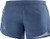 Salomon Womens Standard Agile Running Shorts  Dark Denim-Ao  X-Large