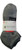 Spyder 5-pair Low Cut Gray Socks with Stitched Logo