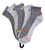 Spyder - 5-pair Quarter Socks - Dark Grey-Grey with Stitched Logo