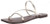 Steve Madden Womens Janessa Flat Sandal  Gold Leather  8