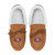FOCO San Francisco 49ers NFL Womens Tan Moccasin Slippers - M -7-8-