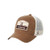 Zephyr NCAA North Carolina Tar Heels Mens Tempe Trucker Hat  Coffee-Off White  Adjustable