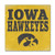 NCAA Legacy Iowa Hawkeyes Canvas Wall Art 14x14  One Size  Custom