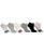 Steve Madden Legwear Womens Low Cut  White  Grey  Black  One Size