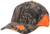Marky G Apparel Frayed Camo Cap  Blaze-Mossy Oa  OS