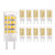 DiCUNO G8 LED Bulb  4W Warm White 3000k  Under Cabinet Counter Light  40w Equivalent Halogen Replacement 10Pcs  Note Must Check Size Before Purchase