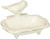 Abbott Collection White Bird Soap Dish