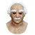 Old Man Mask with White Hair Moustache Neckline  Realistic Wrinkle Human Head Grandfather Grandpa Latex Mask Cosplay Props