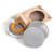 ameuus Stainless Steel Metal Reusable Filters - made for the AeroPress - o2 Micro Filter- Bonus Filter Drying Stand and Carrying Case