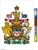 Trends International Canada - Coat of Arms Wall Poster  22-375 x 34  Premium Poster and Clip Bundle