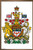 Trends International Canada - Coat of Arms Wall Poster  22-375 x 34  Bronze Framed Version