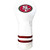 Team Golf NFL San Francisco 49Ers White Vintage Fairway Golf Club Headcover  Form Fitting Design  Retro Design and Superb Quality
