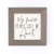 P- Graham Dunn Favorite People Aunt Floral 5 x 5 Pine Wood Decorative Driftwood Framed Art Sign