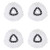 4 Pack Spin Mop Replacement Heads Microfiber Spin Mop Refills Easy Cleaning Mop Head