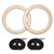 valuehall Wood Gymnastic Rings 23mm Olympic Gym Rings Wooden Exercise Training Rings with Adjustable Buckle and Long Straps for Full Body Strength Tra valuehall Wood Gymnastic Rings 23mm Olympic Gym Rings Wooden Exercise Training Rings with Adjustable Buckle and Long Straps for Full Body Strength Tra