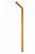 Simply Straws Bent Classic 9mm by 10-Inch Straw, Amber