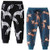 Toddler Boys Animal 2T Jogger Pants Little Boys Drawstring Elastic Waist Cotton Casual 2T Sweatpants 2 Pack Set Animal 2T