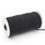Black 1-4 Inch Width Braided Elastic Band Elastic String Cord Heavy Stretch High Elasticity Knit Elastic Band for Sewing Craft DIY - 100 Yards