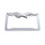 United Pacific 50011 Chrome Flying Eagle License Plate Frame