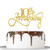 Gold Glitter 10th Anniversary Cake Topper-Happy 10th Birthday Cake Topper -10th Wedding Anniversary Birthday Theme Party Decorations