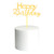 ZHENGYE DIY Happy Birthday Cake Topper Gold Acrylic Birthday Cake Toppers  Birthday Party Decorations Supplies