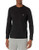 Nautica Mens J-Class Long Sleeve Sleep T-Shirt  True Black  Medium