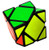 Skewb Speed Cube Brain Teaser Twisty Magic Cube Puzzle Toy Black