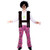 PGOND Mens 60s 70s Disco Flower Hippie Retro Fancy Dress Costume