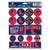 WinCraft NCAA University Mississippi Rebels Ole Miss 5 x 7 Variety Sticker Sheet