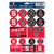 WinCraft NCAA North Carolina State Wolfpack NC 5 x 7 Variety Sticker Sheet