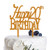 AERZETIX Happy 20th Birthday Cake Topper Acrylic Gold Glitter Twenty 20 Years Old Birthday Party Decorations Supplies