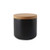 Ceramic Food Storage Jar Canister Modern Design Food Canisters with Airtight Seal Bamboo Lid Loose Tea Coffee Spice Nuts Snacks Seasonings Storage Jar
