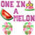 Watermelon First Birthday Party Decoration  Pink One in a Melon Balloons  Glasses Watermelon Balloons Sweet One-Watermelon One-Summer Fruit Theme for