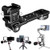 Ulanzi PT-13 Triple Cold Shoe Gimbal Microphone Mount Extenstion Bar  w 1-4 inch Adapter Video Light Microphone Mount Compatible for Zhiyun Smooth q 4