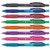 FORAY(R) Soft-Grip Retractable Ballpoint Pens, Medium Point, 1.0 mm, Assorted Barrels, Assorted Ink Colors, Pack Of 8
